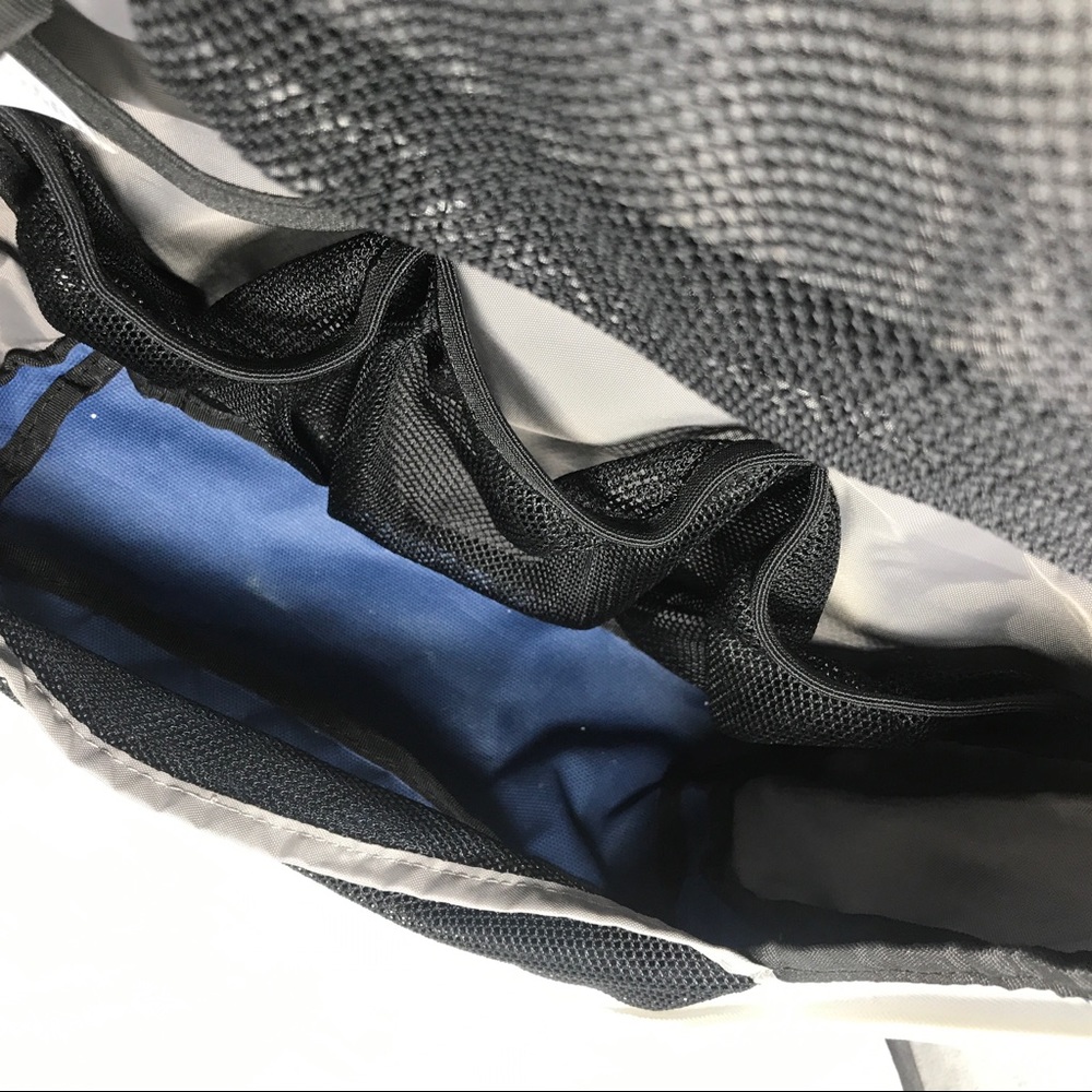 ‼️SOLD‼️ LANDS END Blue White Travel ZIP Up - Picture 8 of 8